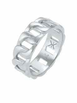 KUZZOI Schmuck<Herren Ring silber uni