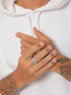 KUZZOI Schmuck<Herren Ring silber uni