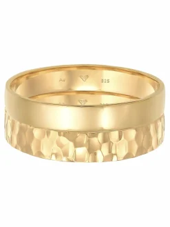 KUZZOI Schmuck<Herren Ring gold uni