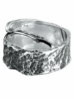 KUZZOI Schmuck<Herren Ring schwarz uni