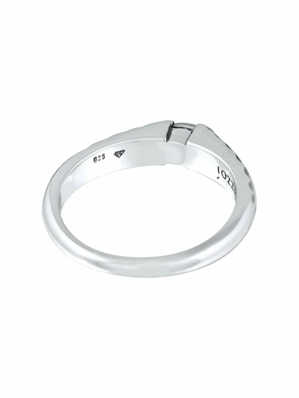 KUZZOI Schmuck<Herren Ring silber uni