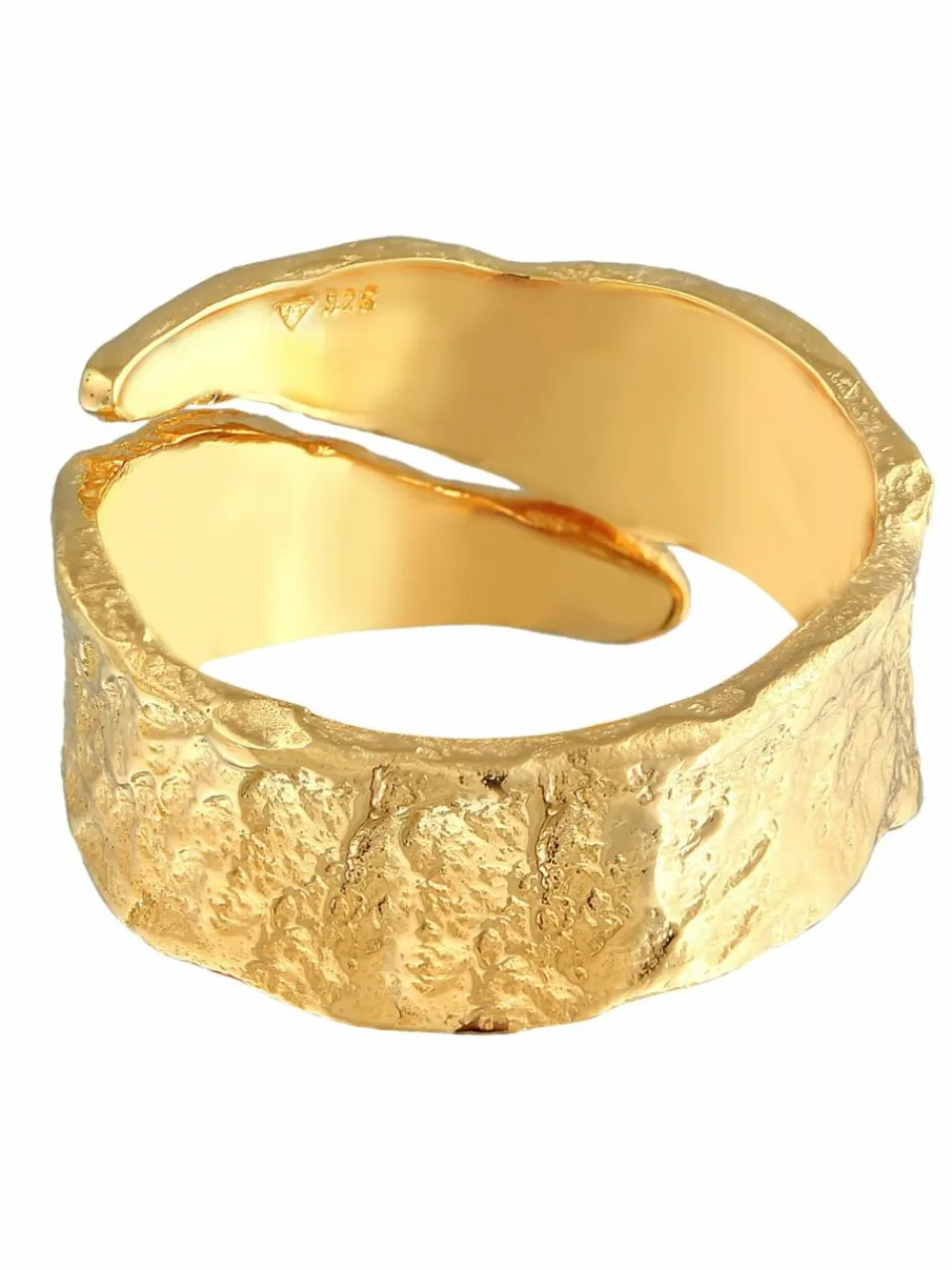 KUZZOI Schmuck<Herren Ring gold uni