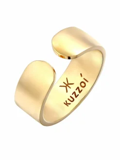 KUZZOI Schmuck<Herren Ring gold uni