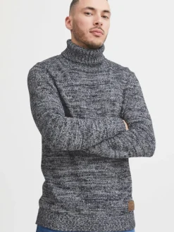 Herren Solid Pullover & Strickjacken>Herren Rollkragenpullover - SDPhilaremo