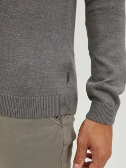 Solid Pullover & Strickjacken<Herren Rollkragenpullover - SDKnit grau uni