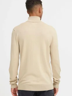 BLEND Pullover & Strickjacken<Herren Rollkragenpullover - BHDAN beige meliert