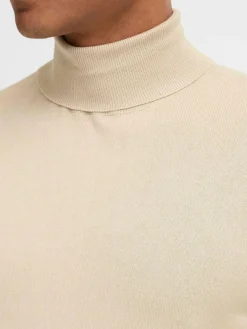 BLEND Pullover & Strickjacken<Herren Rollkragenpullover - BHDAN beige meliert