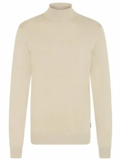 BLEND Pullover & Strickjacken<Herren Rollkragenpullover - BHDAN beige meliert