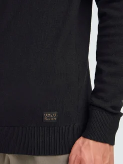 Solid Pullover & Strickjacken<Herren Rollkragenpullover - SDAKALMO schwarz uni