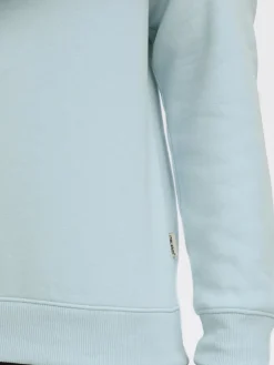 BLEND Sweatshirts & Sweatjacken<Herren Rundhalspullover blau bedruckt