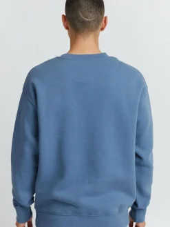 Solid Sweatshirts & Sweatjacken<Herren Rundhalspullover - SDLenz blau uni