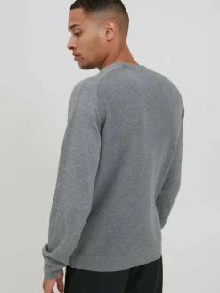 Solid Pullover & Strickjacken<Herren Rundhalspullover - SDTash grau uni