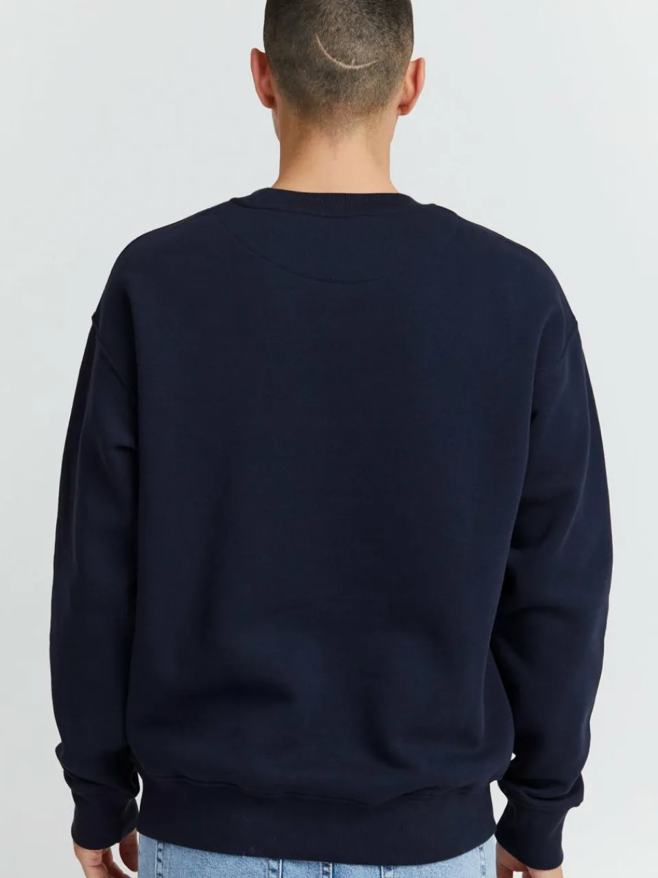 Solid Sweatshirts & Sweatjacken<Herren Rundhalspullover - SDLenz blau uni