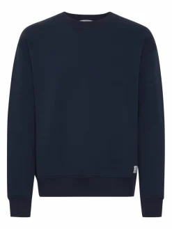 Solid Sweatshirts & Sweatjacken<Herren Rundhalspullover - SDLenz blau uni