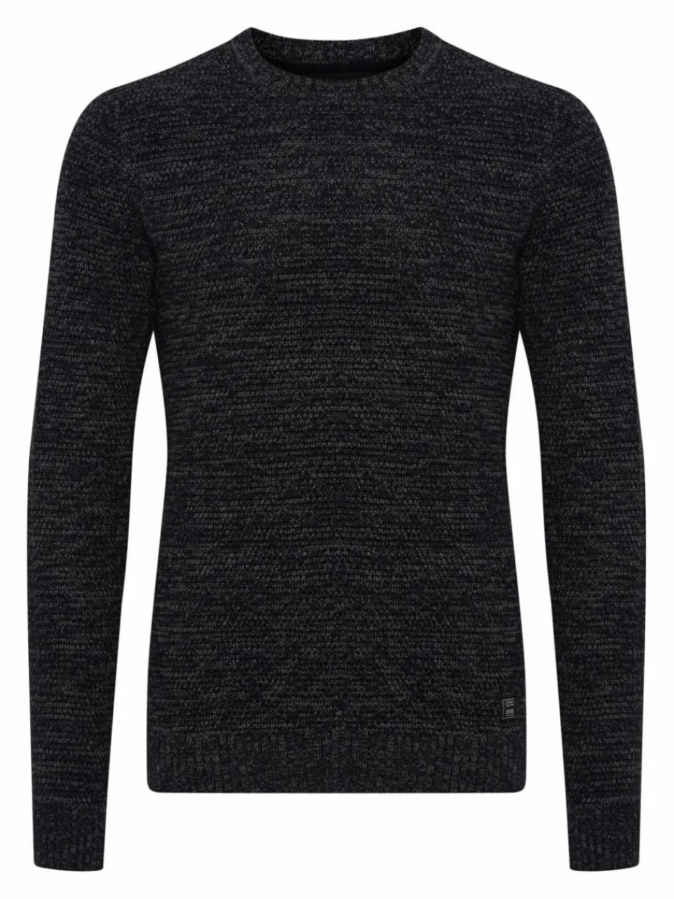 11 Project Pullover & Strickjacken<Herren Rundhalspullover - PRAlaric schwarz meliert