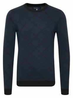 BLEND Pullover & Strickjacken<Herren Rundhalspullover - BHNison blau kariert