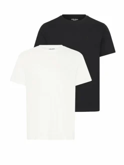 BLEND Shirts<Herren Rundhalsshirt - BHEbal 2 PACK weiß uni
