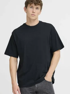 BLEND Shirts<Herren Rundhalsshirt - BHFISHER blau uni