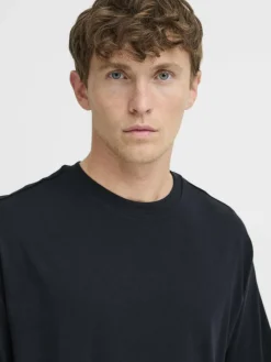 BLEND Shirts<Herren Rundhalsshirt - BHFISHER blau uni