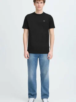 Kronstadt Shirts<Herren Rundhalsshirt - KSMccarty schwarz uni