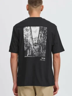 Herren Solid Shirts>Herren Rundhalsshirt - SDBILOP