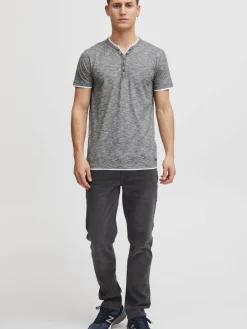 Solid Shirts<Herren Rundhalsshirt - SDDigos schwarz gemustert