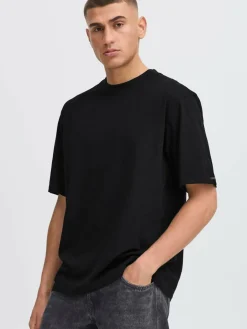 Solid Shirts<Herren Rundhalsshirt - SDJULIAN schwarz uni