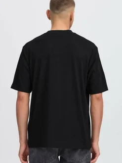 Solid Shirts<Herren Rundhalsshirt - SDJULIAN schwarz uni