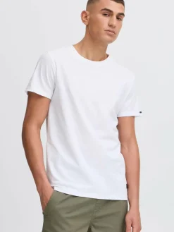 Solid Shirts<Herren Rundhalsshirt - SDJUAN weiß uni