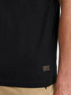 Solid Shirts<Herren Rundhalsshirt - SDJUAN schwarz uni