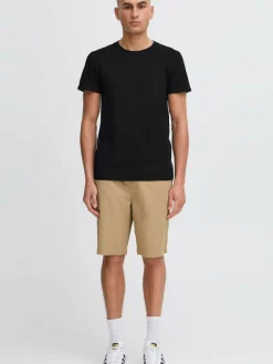 Solid Shirts<Herren Rundhalsshirt - SDJUAN schwarz uni