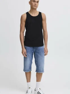 Solid Shirts<Herren Rundhalsshirt - SDJULISTO schwarz uni