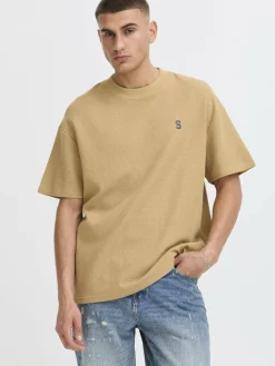 Herren Solid Shirts>Herren Rundhalsshirt - SDRAUL