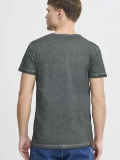 Herren Solid Shirts>Herren Rundhalsshirt - SDTihn