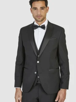 Daniel Hechter Sakkos<Herren Sakko schwarz uni