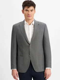 Roy Robson Sakkos<Herren Sakko schwarz grau meliert