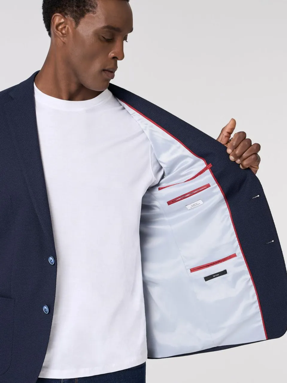 Roy Robson Sakkos<Herren Sakko blau uni