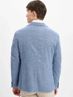 Andrew James New York Anzüge<Herren Sakko hellblau uni