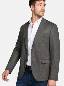 Jeff Anzüge<Herren Sakko - JFLuca grau mehrfarbig kariert