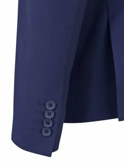 Steffen Klein Anzüge<Herren Sakko - Slim Fit blau uni