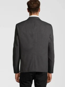 Steffen Klein Anzüge<Herren Sakko - Slim Fit anthrazit uni