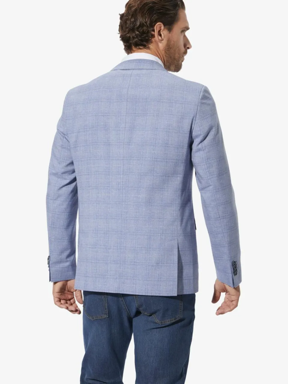 BABISTA Sakkos<Herren Sakko - VARDOR blau kariert