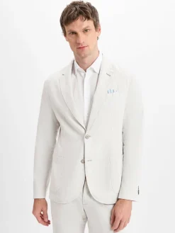 Herren Nils Sundström Anzüge>Herren Sakko mit Leinenanteil