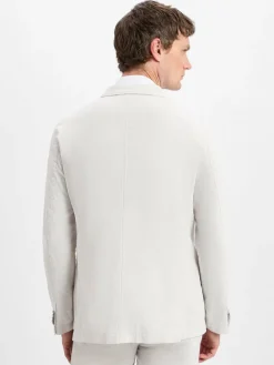 Herren Nils Sundström Anzüge>Herren Sakko mit Leinenanteil