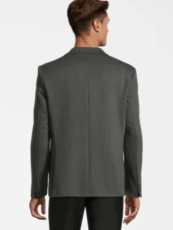 Steffen Klein Anzüge|Sakkos<Herren Sakko Slim-Fit grau kariert