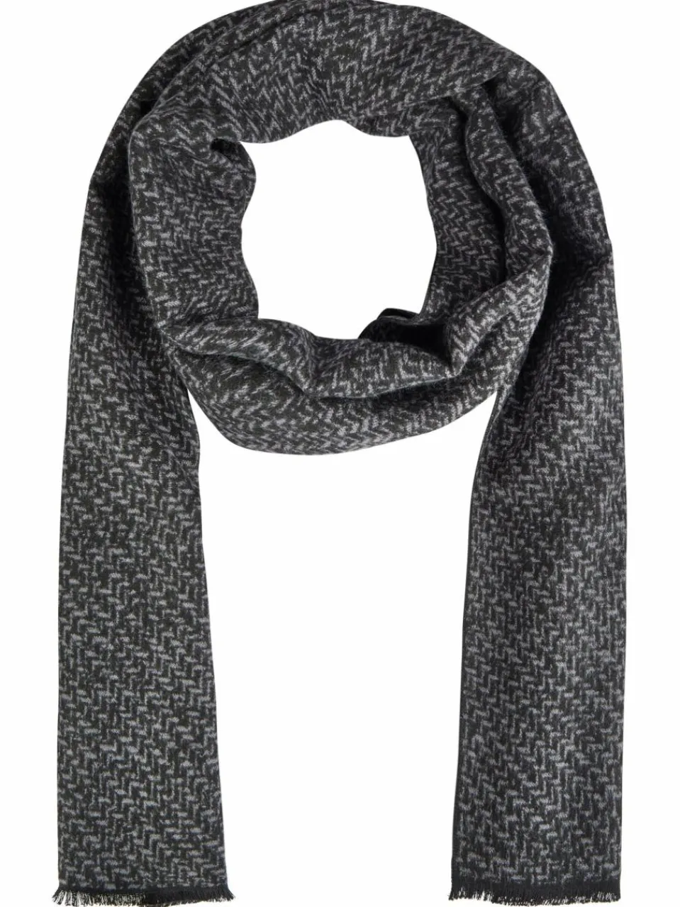 Daniel Hechter Schals & Tücher<Herren Schal schwarz gemustert