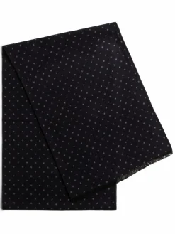 Finshley & Harding Schals & Tücher<Herren Schal marine hellgrau gepunktet