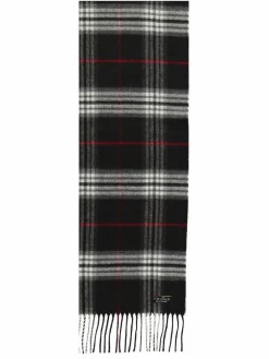 Fraas Schals & Tücher<Herren Schal schwarz kariert