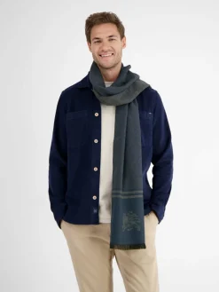 LERROS Schals & Tücher<Herren Schal blau uni