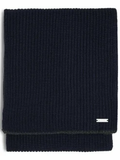 Nils Sundström Schals & Tücher<Herren Schal marine uni